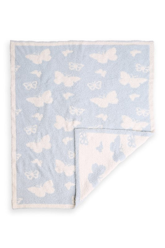 Kids Butterfly Throw Blanket