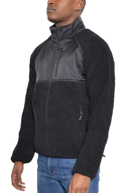 Sherpa Fleece Jacket in multiple colors