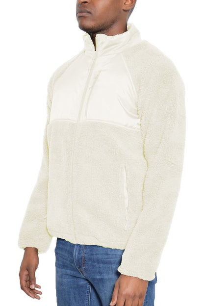 Sherpa Fleece Jacket in multiple colors