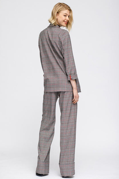 Glen Plaid Blazer