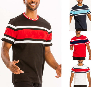 Three Stripe Shirt in multiple colors