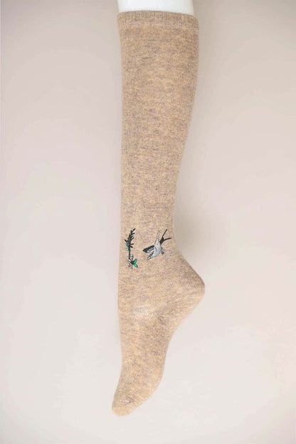 Hummingbird Knee High Socks