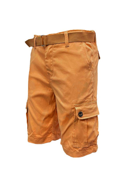 Belted Cargo Shorts in multiple colors