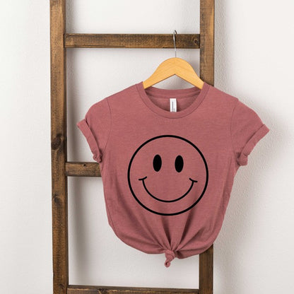 Smiley Face Toddler Tee in multiple colors