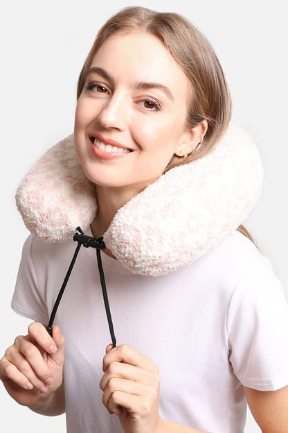 Leopard Travel Neck Pillow in multiple colors