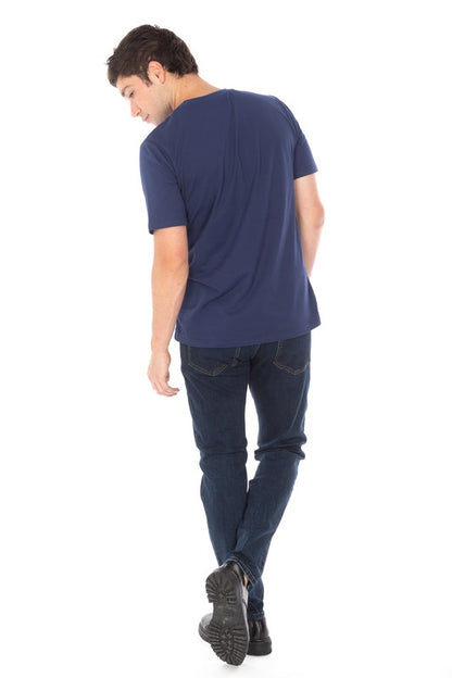 Straight Fit Jeans in Dark Blue