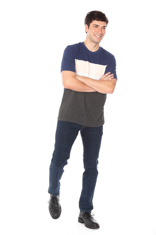 Straight Fit Jeans in Dark Blue