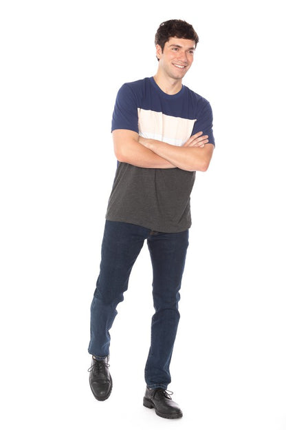 Straight Fit Jeans in Dark Blue