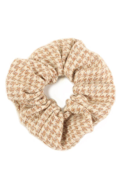 Houndstooth Scrunchie