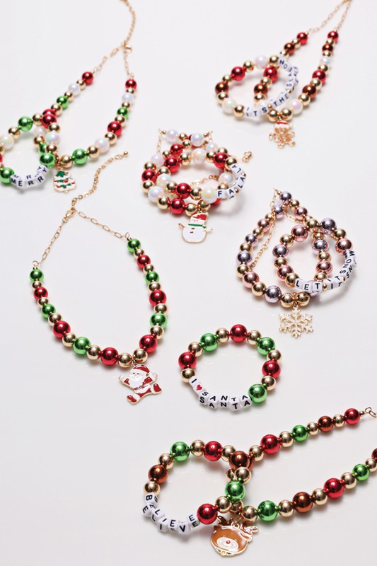 Kids Christmas Jewelry Set