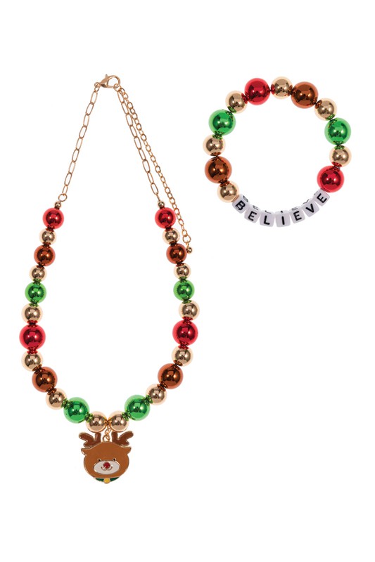 Kids Christmas Jewelry Set