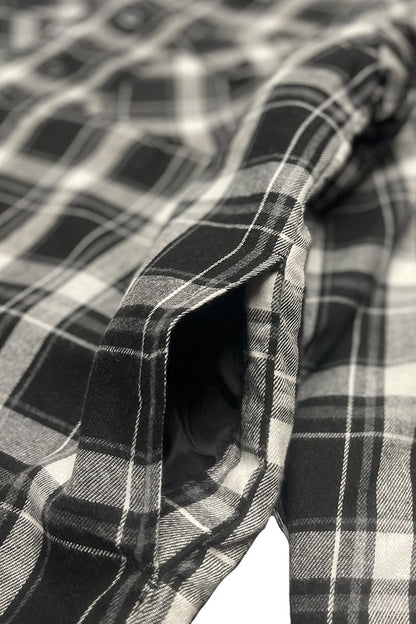 Mens Quilted Padded Flannel