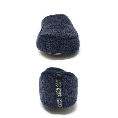 Mens Sherpa Slippers in Blue