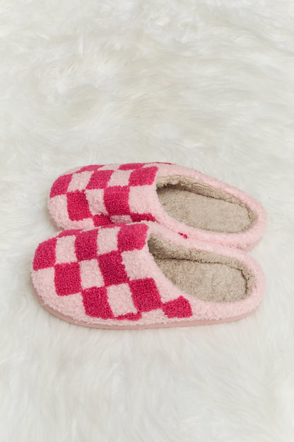 Checkered Slippers in multiple colors