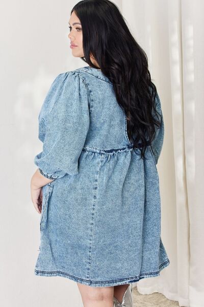 Babydoll Denim Dress