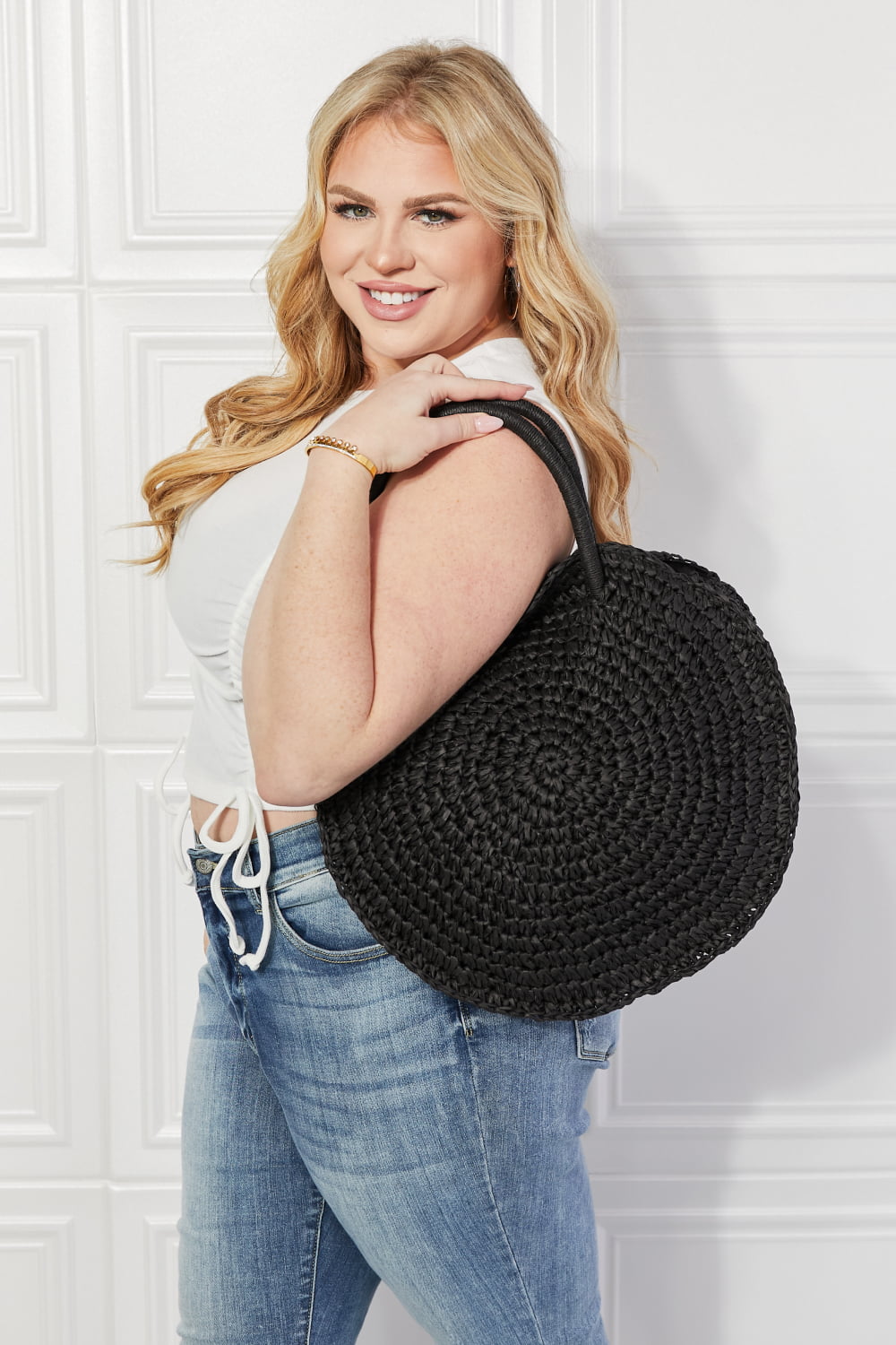 Beach Date Bag in Black