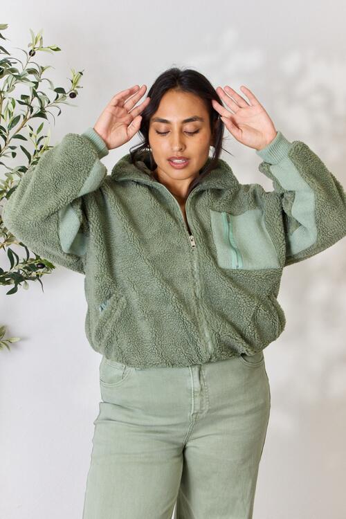 Sage Sherpa Jacket