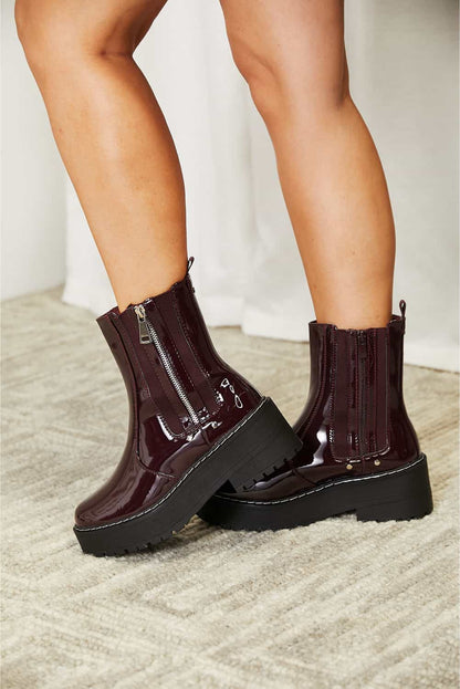 Wine Platform Boots