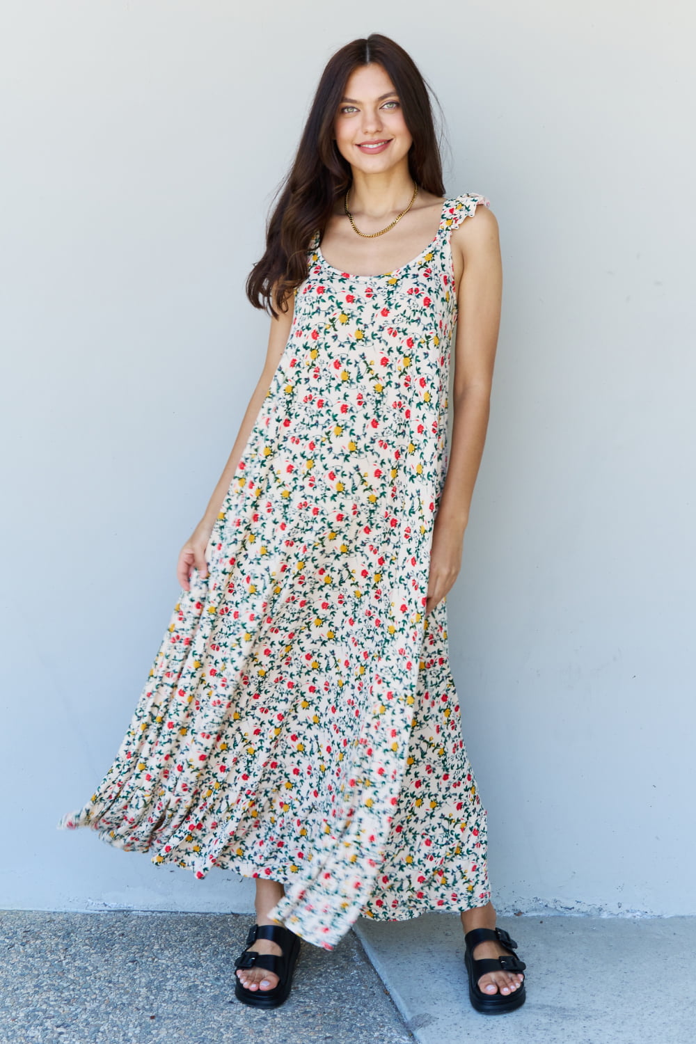 Garden Floral Maxi Dress
