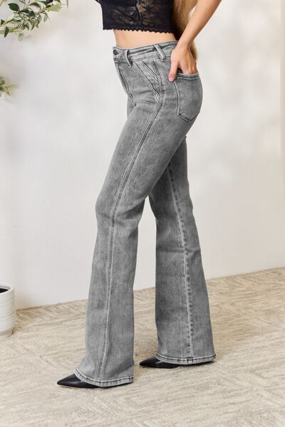 Grey Day Flare Jeans