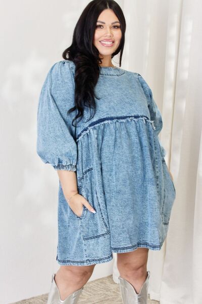 Babydoll Denim Dress