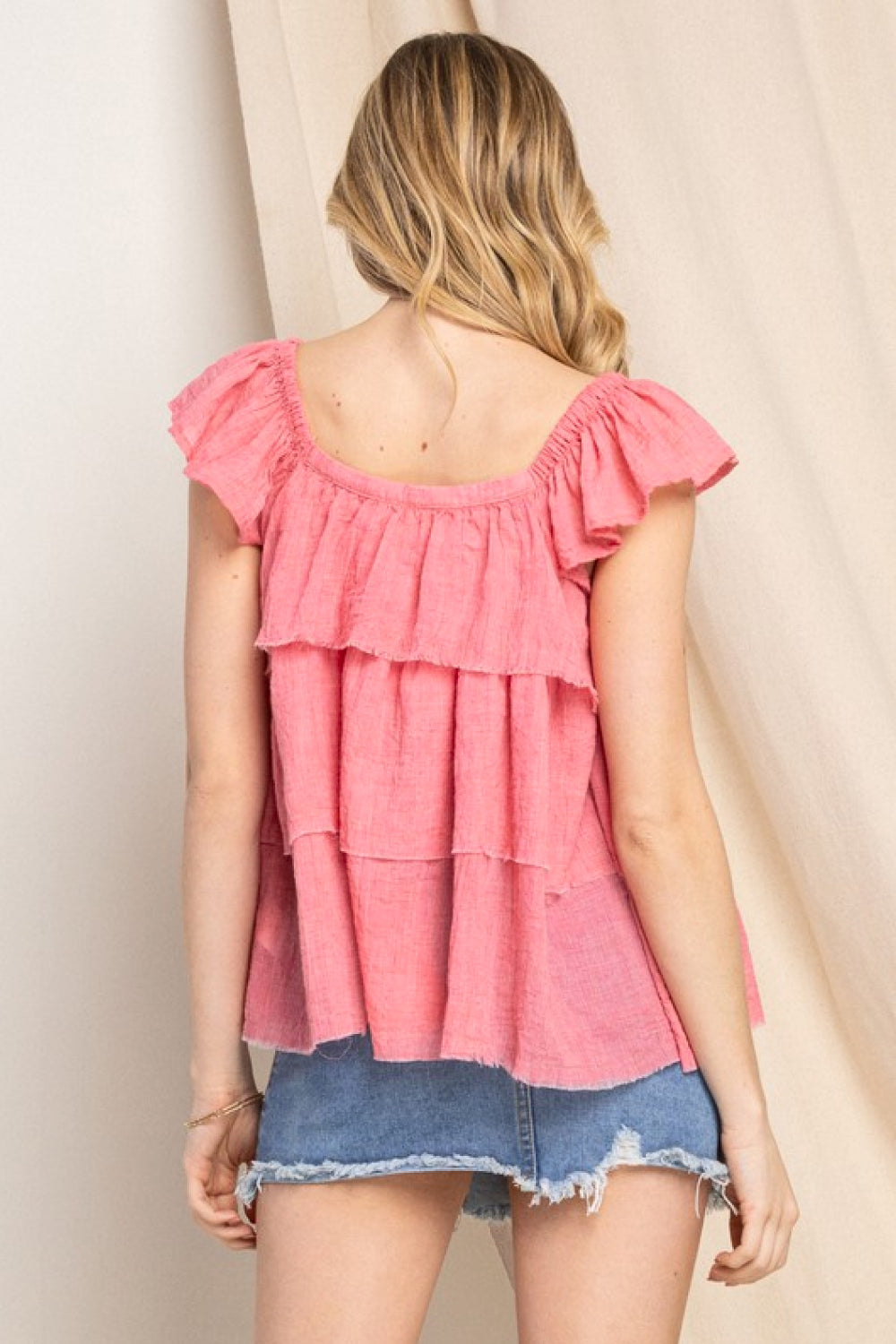 *Mommy & Me* Womens Ruffled Top