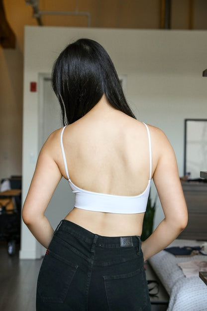 Low Back Seamless Bralette in multiple colors