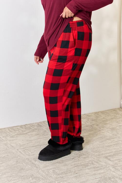 Tina Plaid Pajama Set