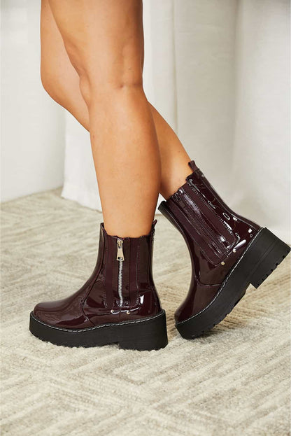 Wine Platform Boots