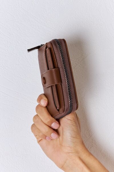 Faux Leather Mini Wallet