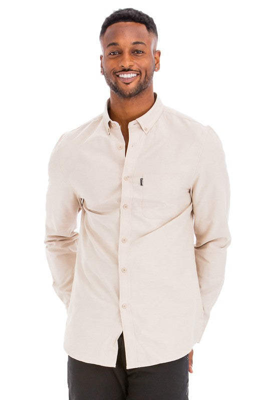 Long Sleeve Button Downs in multiple colors