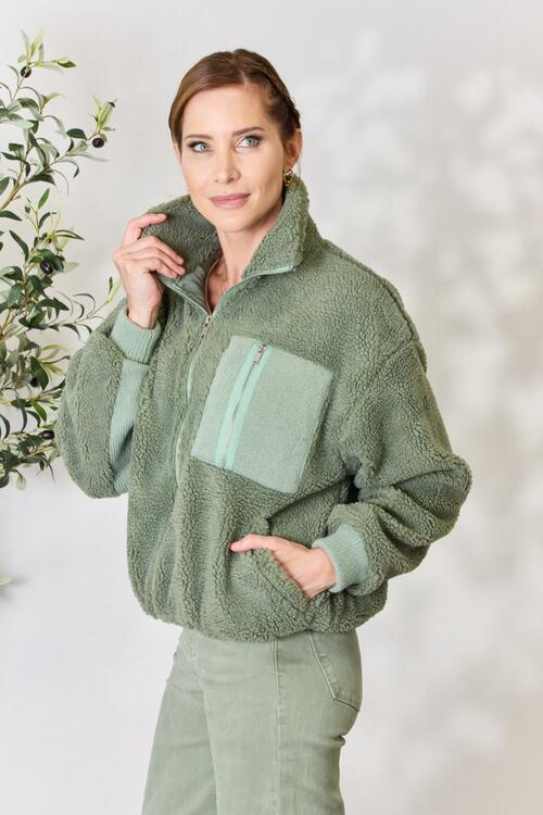 Sage Sherpa Jacket