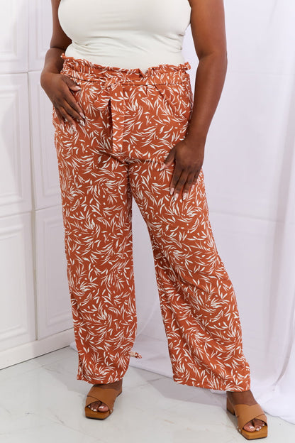 Palm Springs Pants in Red Orange