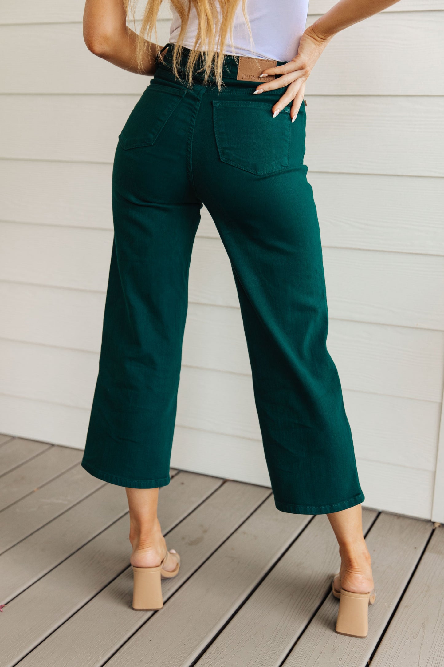 Briar Tummy Control Jeans in Teal
