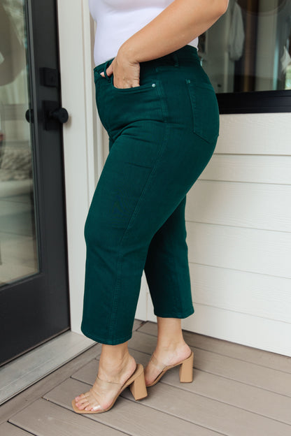 Briar Tummy Control Jeans in Teal
