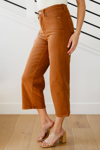 Briar Tummy Control Jeans in Camel