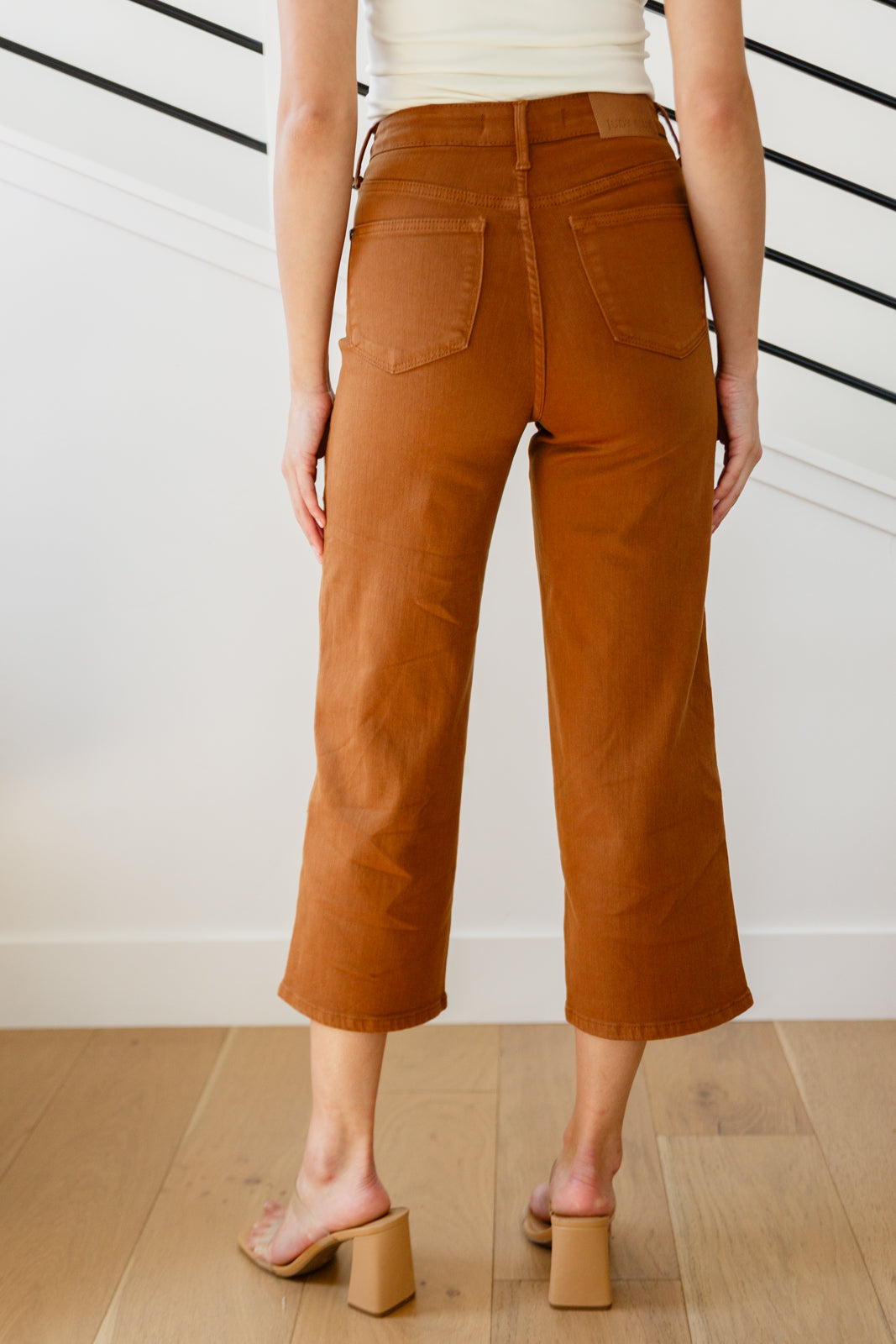 Briar Tummy Control Jeans in Camel