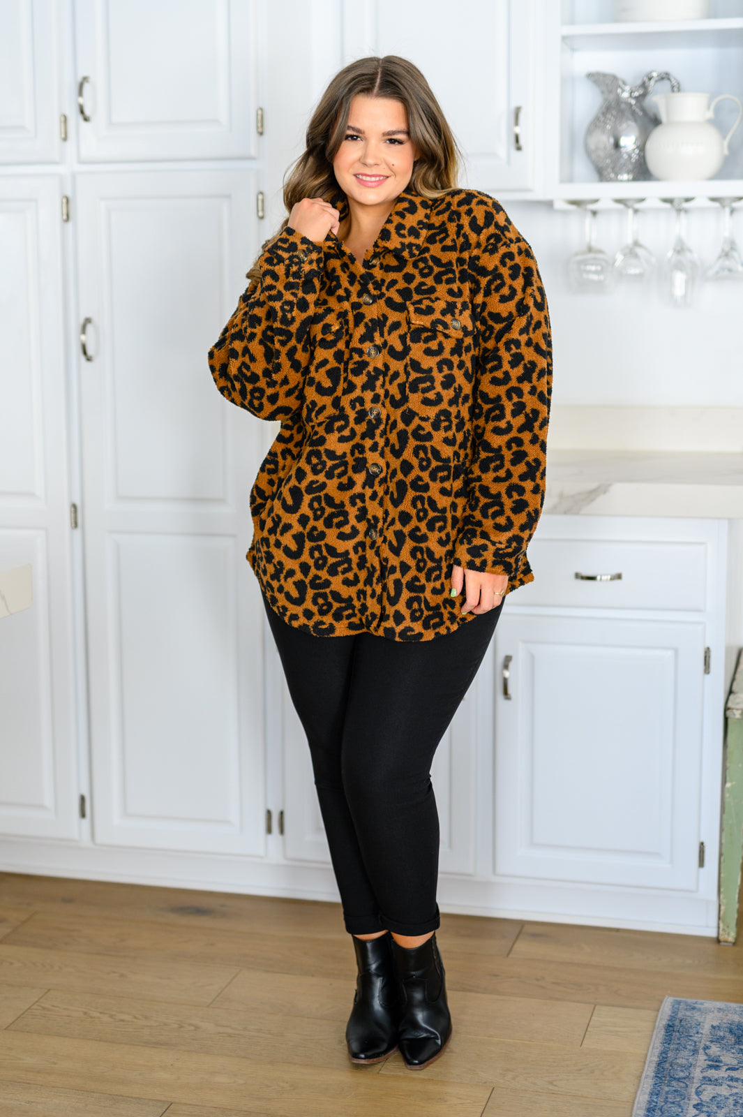 Abby Leopard Jacket