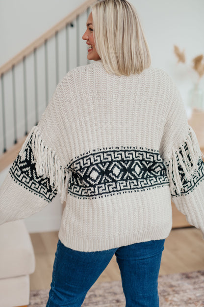 Stagg Sweater with Fringe
