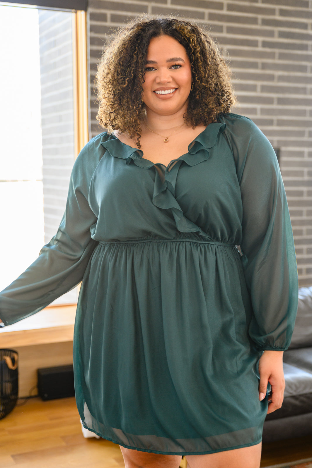 Aerin Dress in Green