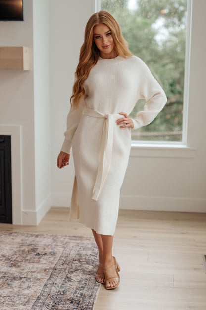 Ivory Sweater Dress