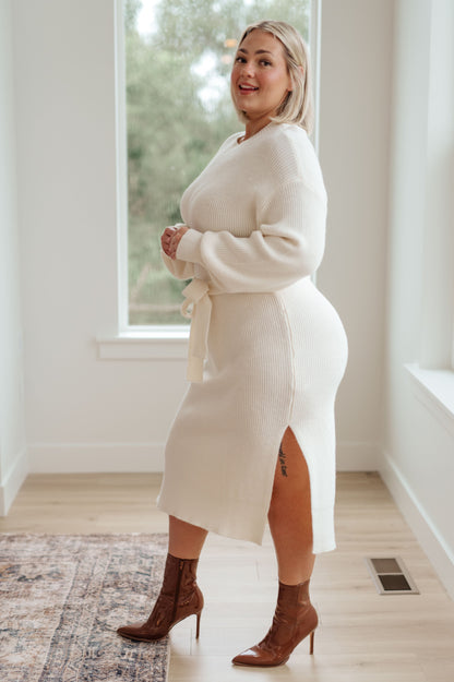 Ivory Sweater Dress