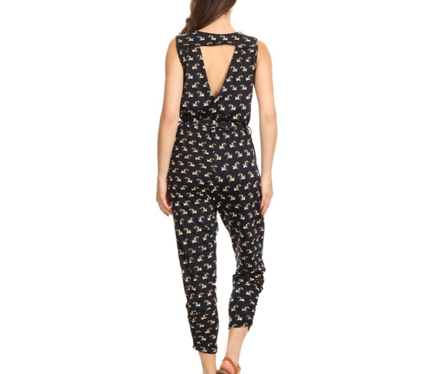Christina Printed Jumpsuit - Amber Moon 