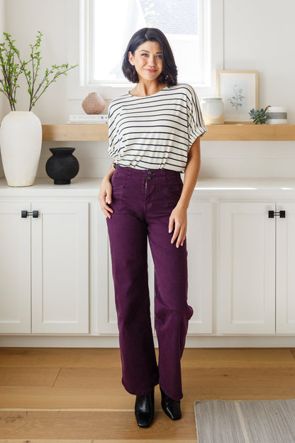 Petunia Jeans in Plum