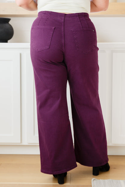 Petunia Jeans in Plum