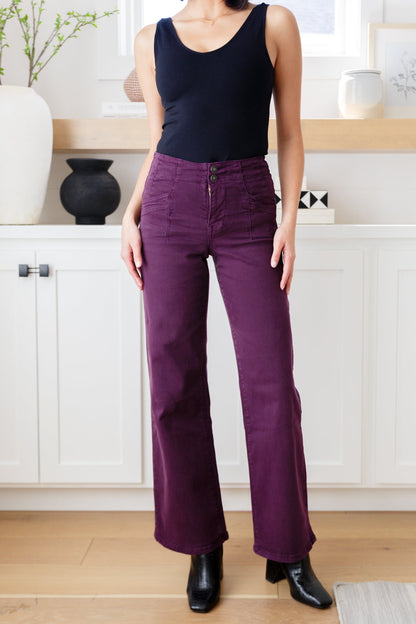 Petunia Jeans in Plum