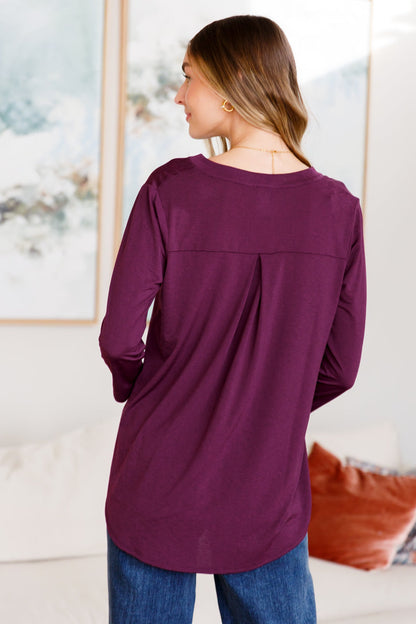 Dark Magenta Top