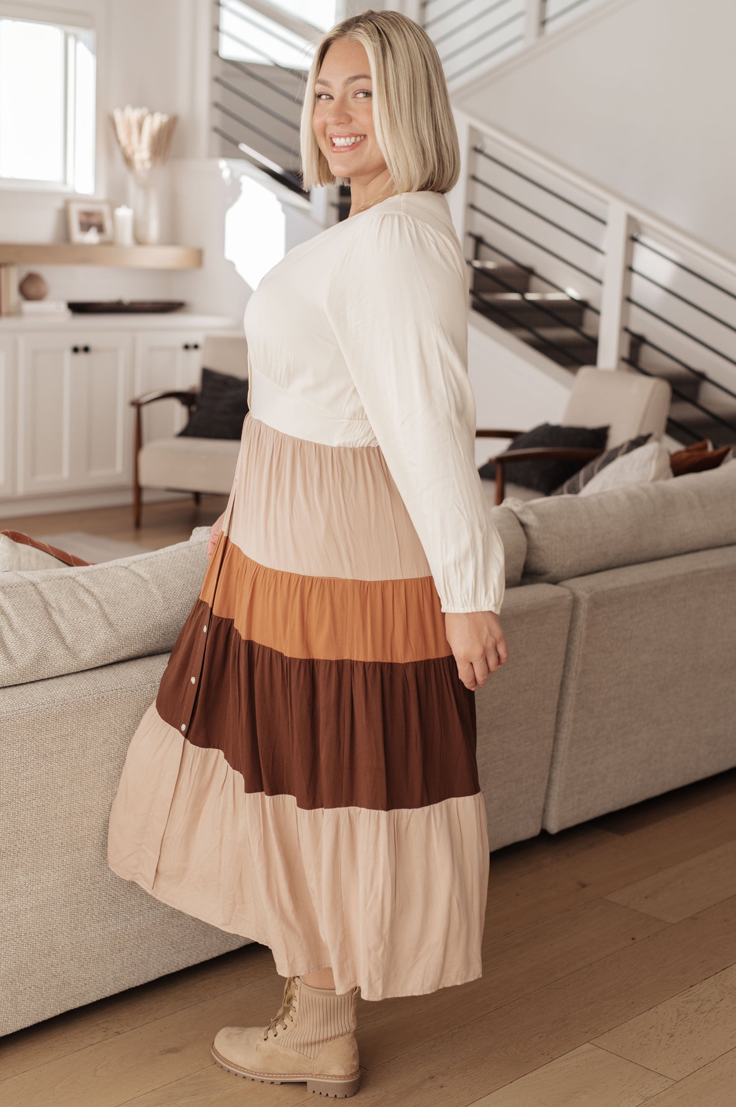 Spice of Life Color Block Dress