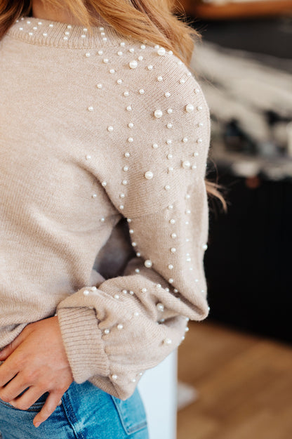 Pearl Accent Sweater