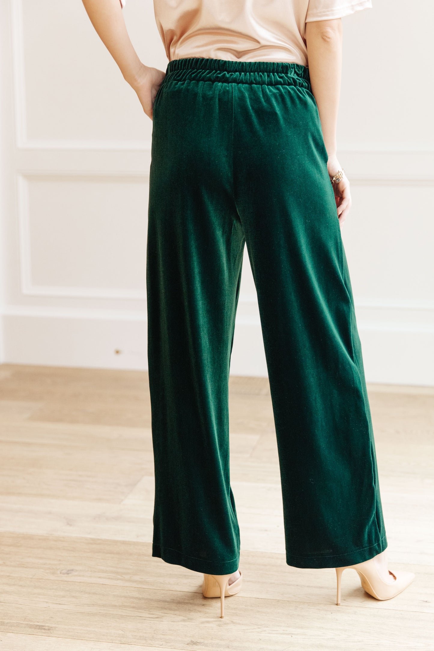 Emerald Velvet Pants